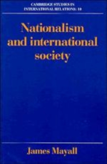 Nationalism and International Society