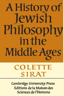 History of Jewish Philosophy in the Middle Ages