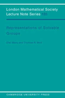 Image for Representations of Solvable Groups