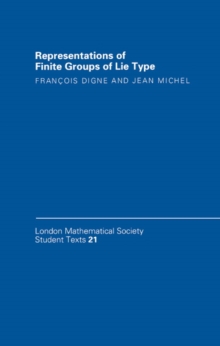 Image for Representations of Finite Groups of Lie Type