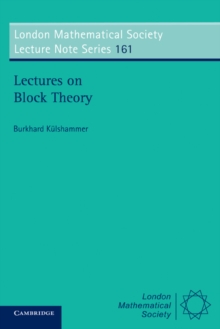 Image for Lectures on Block Theory