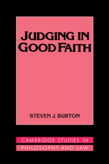 Judging in Good Faith