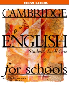 Image for Cambridge English for schools: Student's book 1