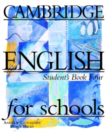 Image for Cambridge English for Schools 4 Student's Book 4