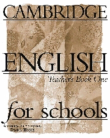 Image for Cambridge English for Schools 1 Teacher's book