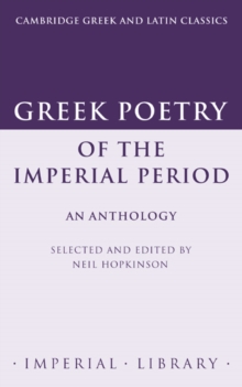 Image for Greek Poetry of the Imperial Period