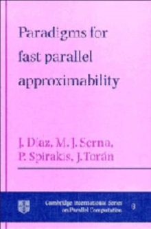 Image for Paradigms for Fast Parallel Approximability