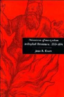 Image for Discourses of Martyrdom in English Literature, 1563-1694