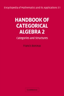 Image for Handbook of Categorical Algebra: Volume 2, Categories and Structures