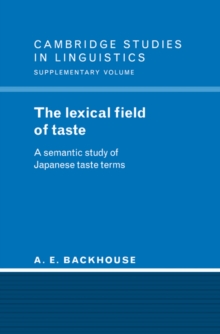 Lexical Field of Taste