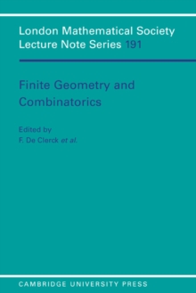 Image for Finite Geometries and Combinatorics