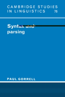 Syntax and Parsing