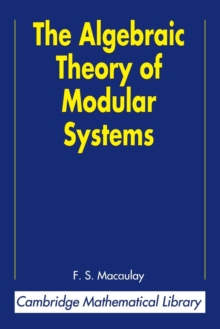 Algebraic Theory of Modular Systems