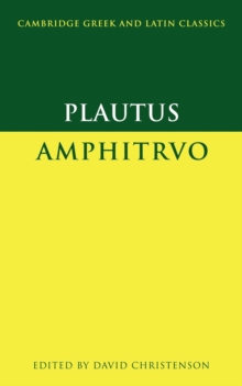 Image for Plautus: Amphitruo