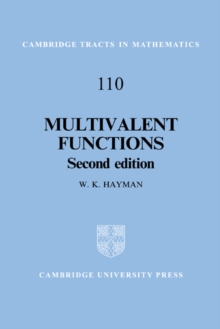 Image for Multivalent Functions