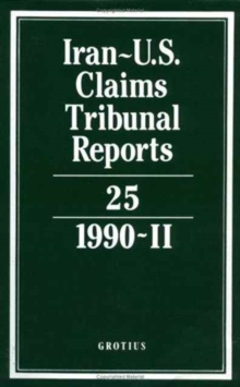 Image for Iran-U.S. Claims Tribunal Reports: Volume 25