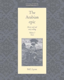 Image for The Arabian Epic: Volume 3, Texts