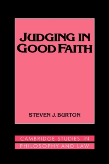 Judging in Good Faith
