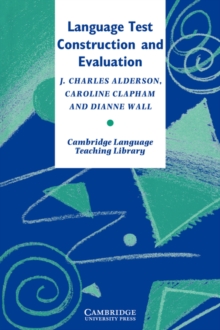 Image for Language Test Construction and Evaluation