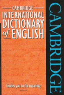 Cambridge International Dictionary of English