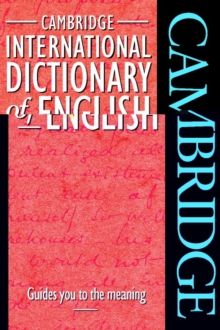 Cambridge International Dictionary of English