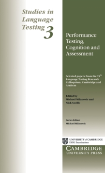 Image for Performance Testing, Cognition and Assessment