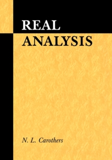 Image for Real analysis