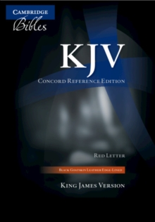 Image for KJV Concord Reference Bible, Black Edge-lined Goatskin Leather, Red-letter Text KJ566:XRE Black Goatskin Leather RCD266