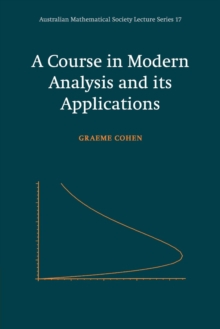 Course in Modern Analysis and its Applications