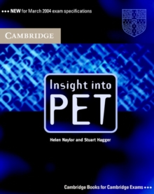 Image for Insight into PET student's book without answers