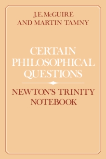 Certain Philosophical Questions