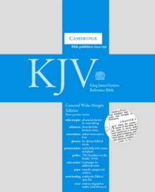 KJV Concord Wide Margin Reference Bible, Black Edge-lined Goatskin Leather, KJ766:XME