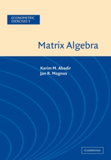 Image for Matrix algebra
