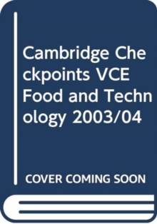 Image for Cambridge Checkpoints VCE Food and Technology 2003/04