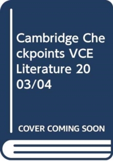 Image for Cambridge Checkpoints VCE Literature 2003/04