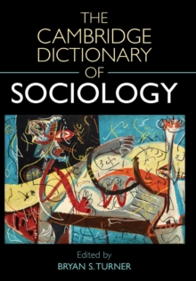 Image for The Cambridge Dictionary of Sociology
