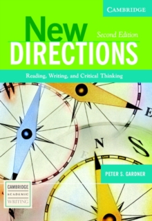 Image for New directions  : reading, writing, and critical thinking