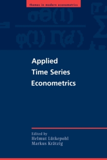 Image for Applied Time Series Econometrics