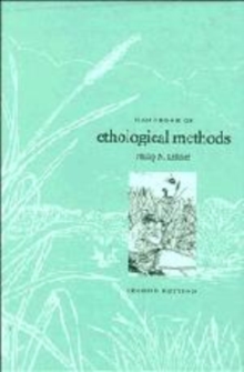 Image for Handbook of Ethological Methods