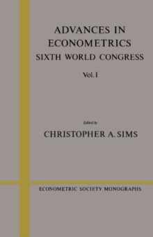 Image for Advances in Econometrics: Volume 1