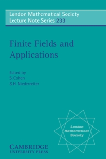 Image for Finite fields and applications