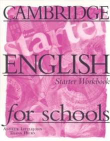 Image for Cambridge English for Schools Starter Workbook
