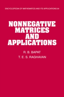 Image for Nonnegative matrices and applications