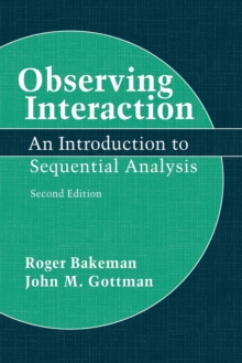 Image for Observing interaction  : an introduction to sequential analysis