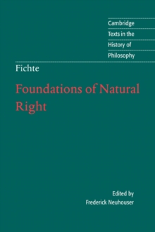 Image for Foundations of Natural Right