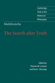 Image for Malebranche: The Search after Truth