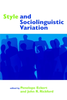 Style and Sociolinguistic Variation