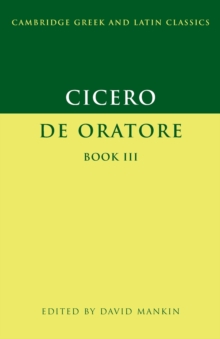 Image for Cicero: De Oratore Book III