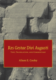 Image for Res gestae divi Augusti