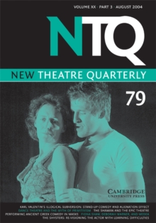 Image for New Theatre Quarterly 79: Volume 20, Part 3